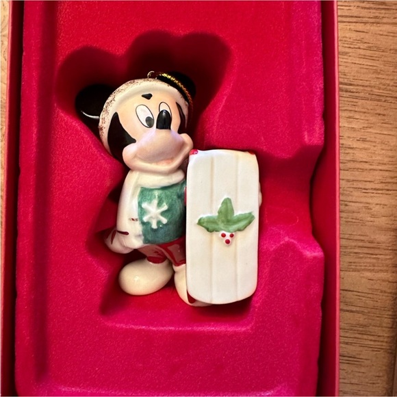 Disney Other - Lenox Disney Showcase Let It Snow Mickey NIB